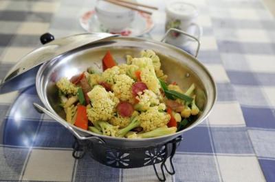 干鍋花菜，花菜一定不可直接下鍋！多加“它”，美味提升10倍